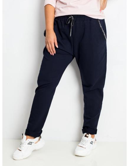 Női plus size nadrág SAVAGE kék