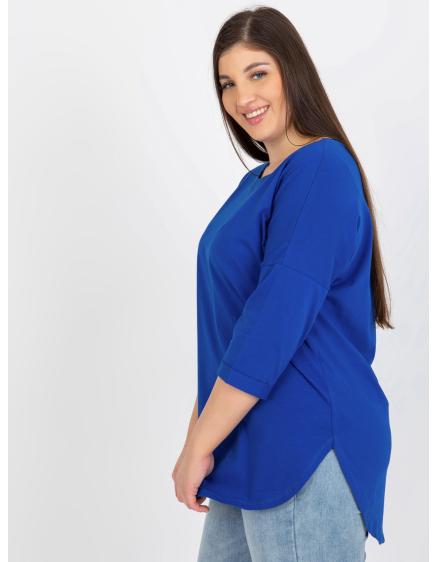 Női plus size blúz ENA sötétkék