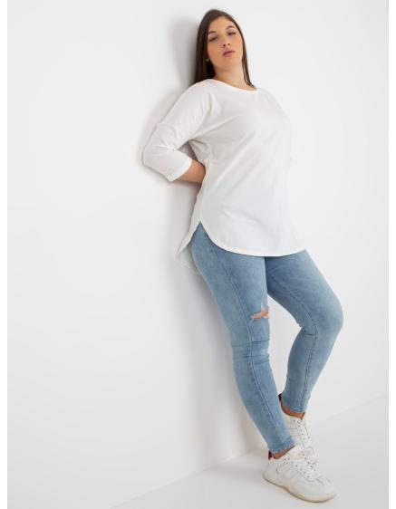 Női plus size alap blúz ADELA ekrü