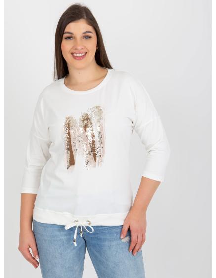 Női plus size blúz JANUSA ekrü