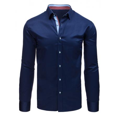 Pánska STYLE košeľa elegantná tmavo modrá