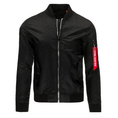 Pánska bunda bomber čierna