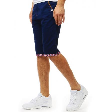 Pánské jeansové kraťase tmavě modré