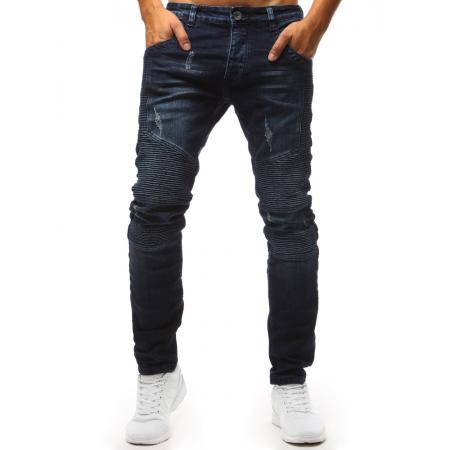 Pánske STYLE jeansy tmavo modré