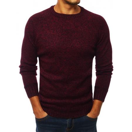 Férfi elegáns pulóver Bordo