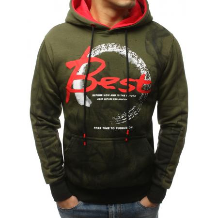 Pánska ORIGINAL mikina s kapucňou zelená