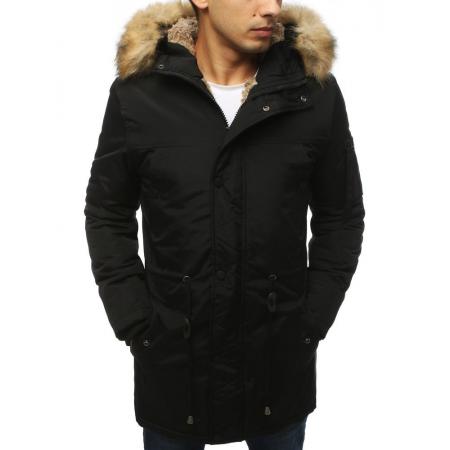 Pánska bunda parka zimná čierna TX3051