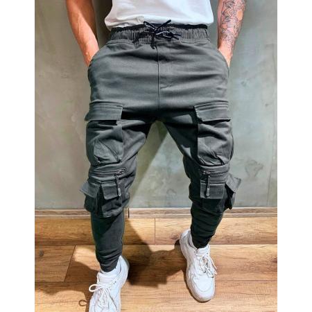 Pánske jogger nohavice šedé ux2640