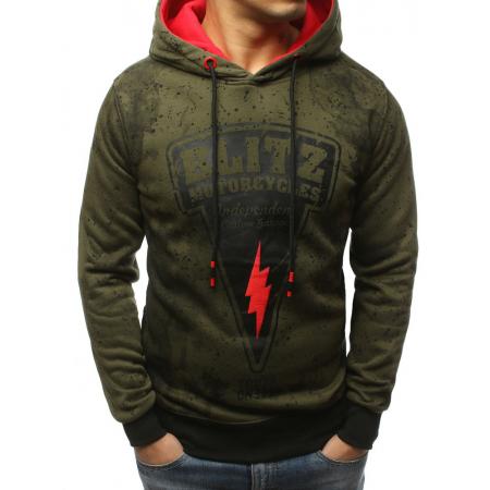Pánska ORIGINAL mikina s kapucňou zelená
