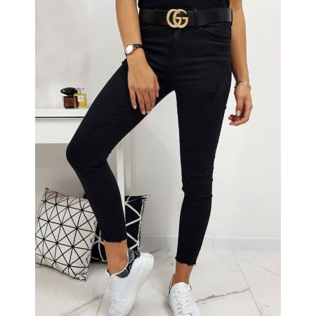 Kalhoty dámské černé jeans RABELL