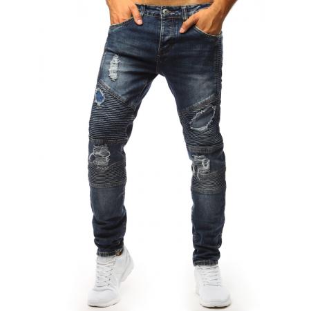 Pánske STYLE jeansy modrej