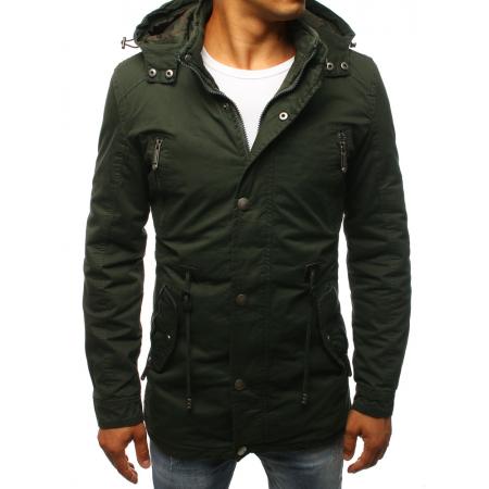 Pánska STYLE bunda prechodová parka zelená