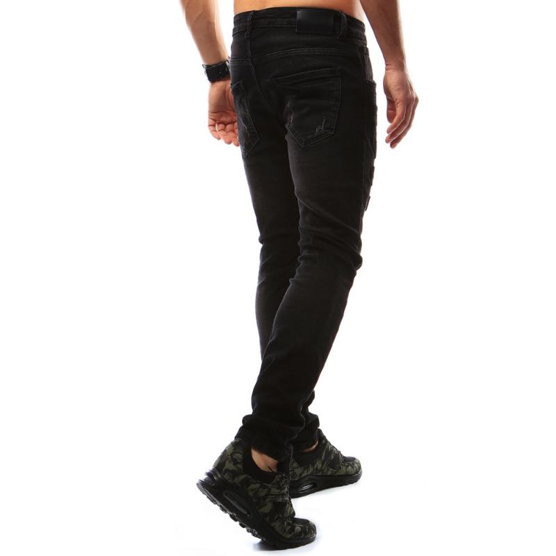 Pánské jeansové kalhoty  černé