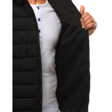 Pánská vesta s kapucí černá