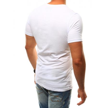 Pánské tričko s potiskem bílé
