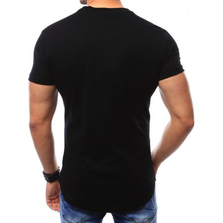 Pánská tričko s potiskem černé