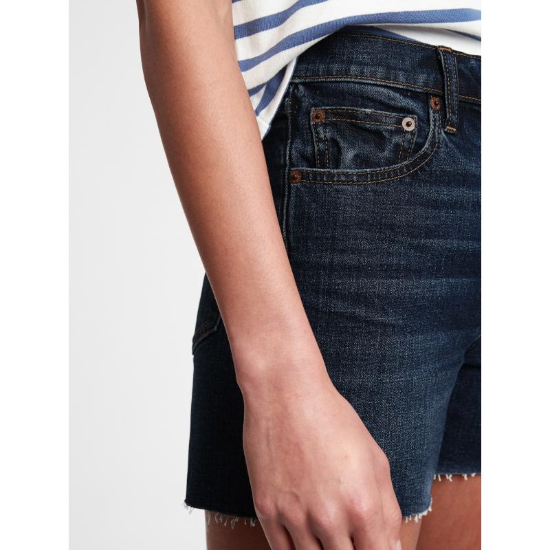 Džínsové šortky s vysokým vzrastom