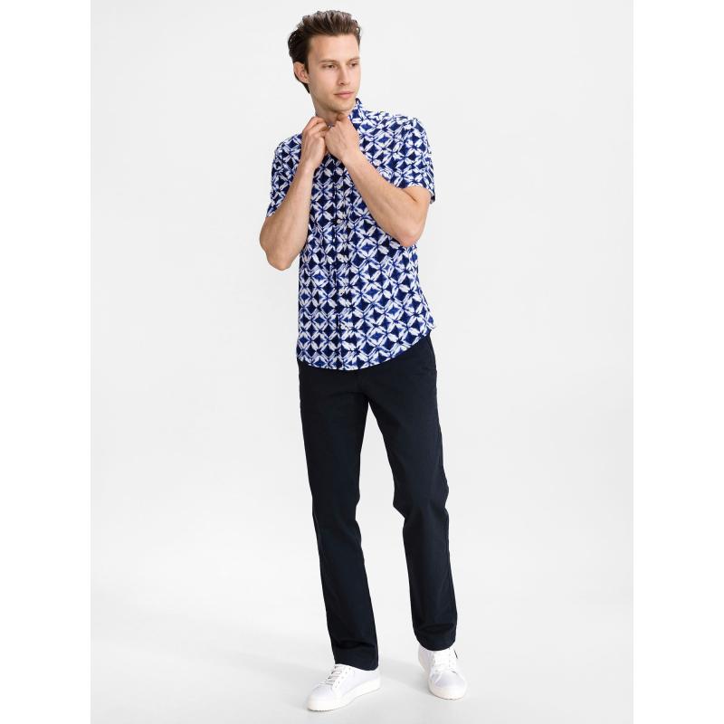 Kalhoty essential khaki straight fit GapFlex