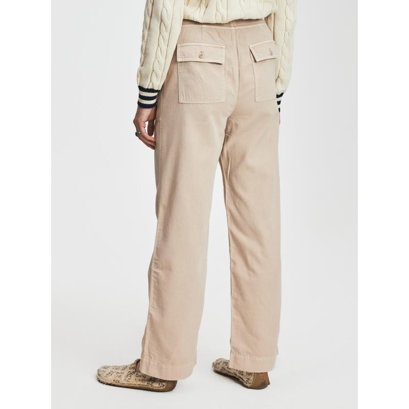 Široké kombinované nohavice