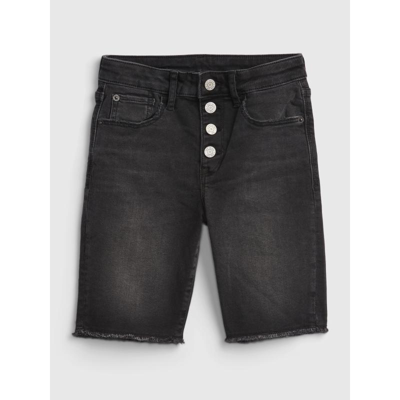 Detské džínsové šortky high rise