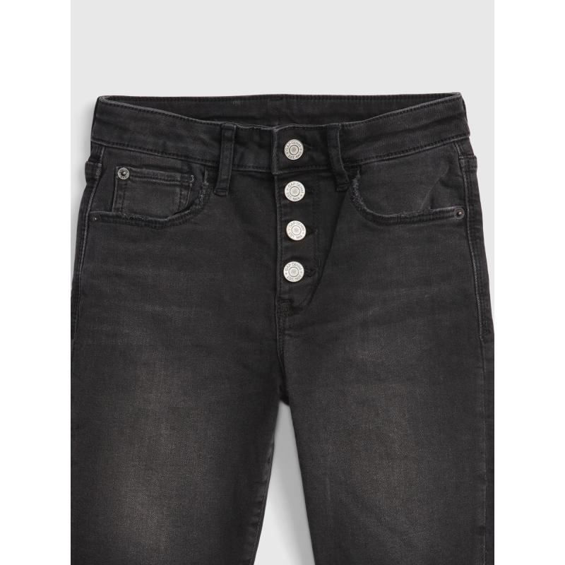 Detské džínsové šortky high rise