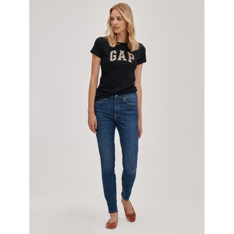 Úzke džínsy s vysokým vzrastom medové