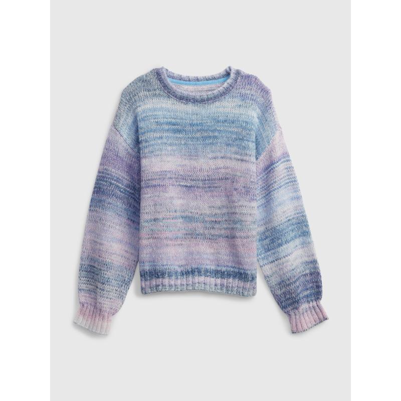 Dětský pletený svetr melír