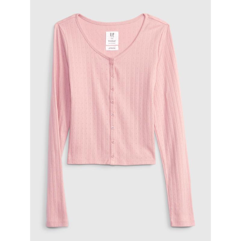 Tini kardigán cipzárral