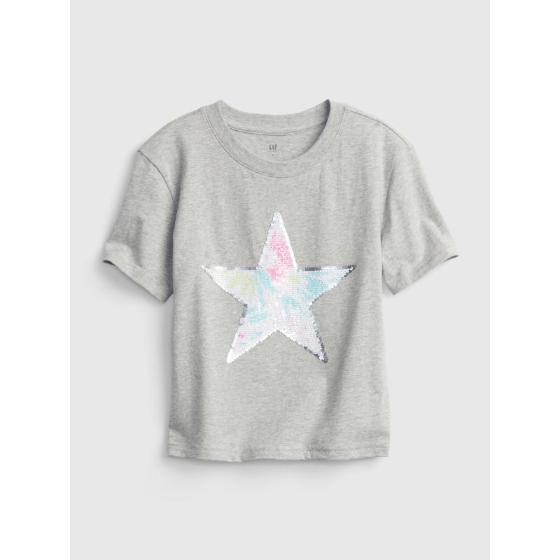Detská košeľa s flitrami a hviezdičkami