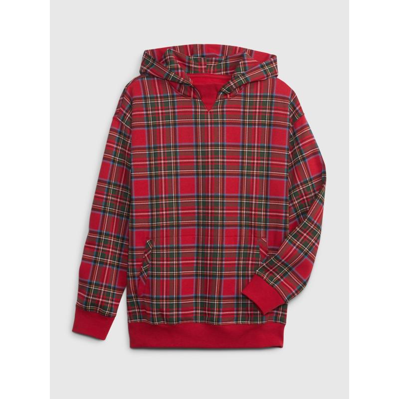 Teen kostkovaná mikina