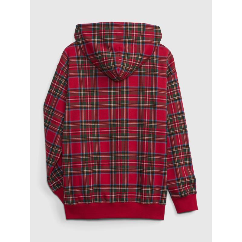 Teen kostkovaná mikina