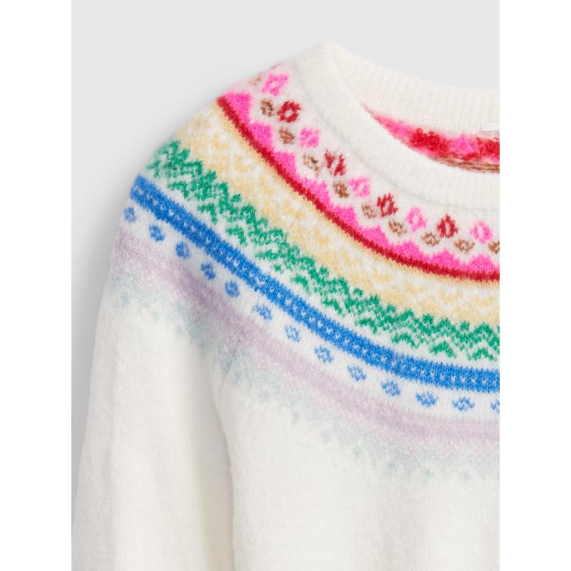 Gyerekek kötött pulóver mintával