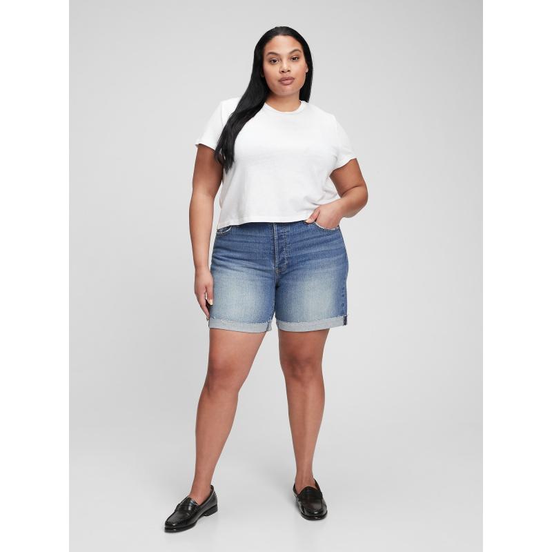 Midi magasított rövidnadrág