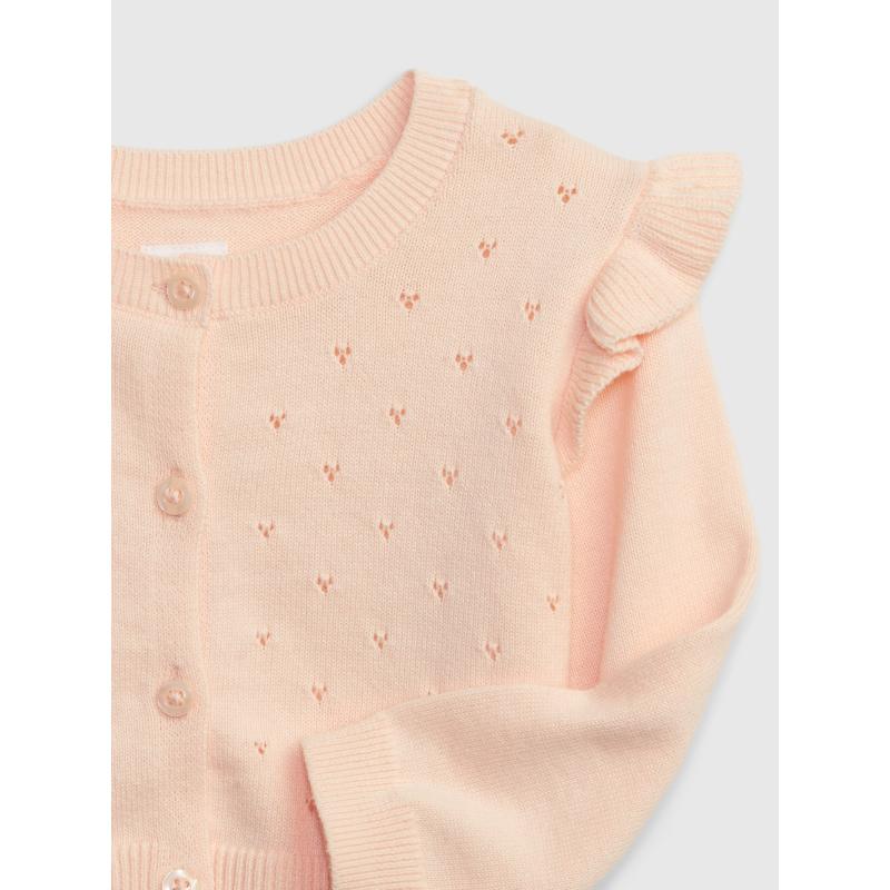 Baby kardigan s volánkem