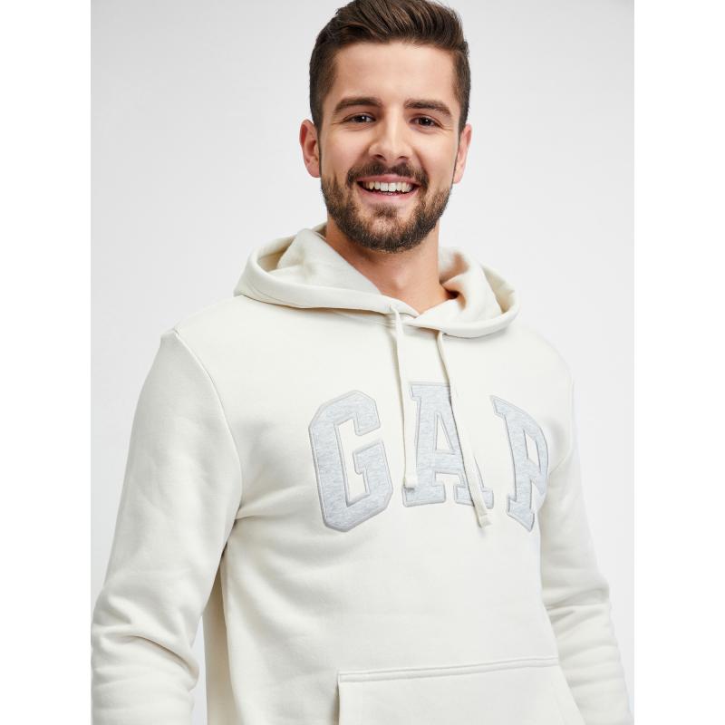 Kapucnis pulóver logóval és kapucnival