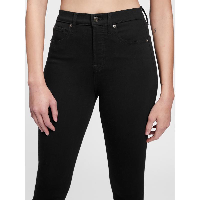 Pravé úzke džínsy s vysokým vzrastom