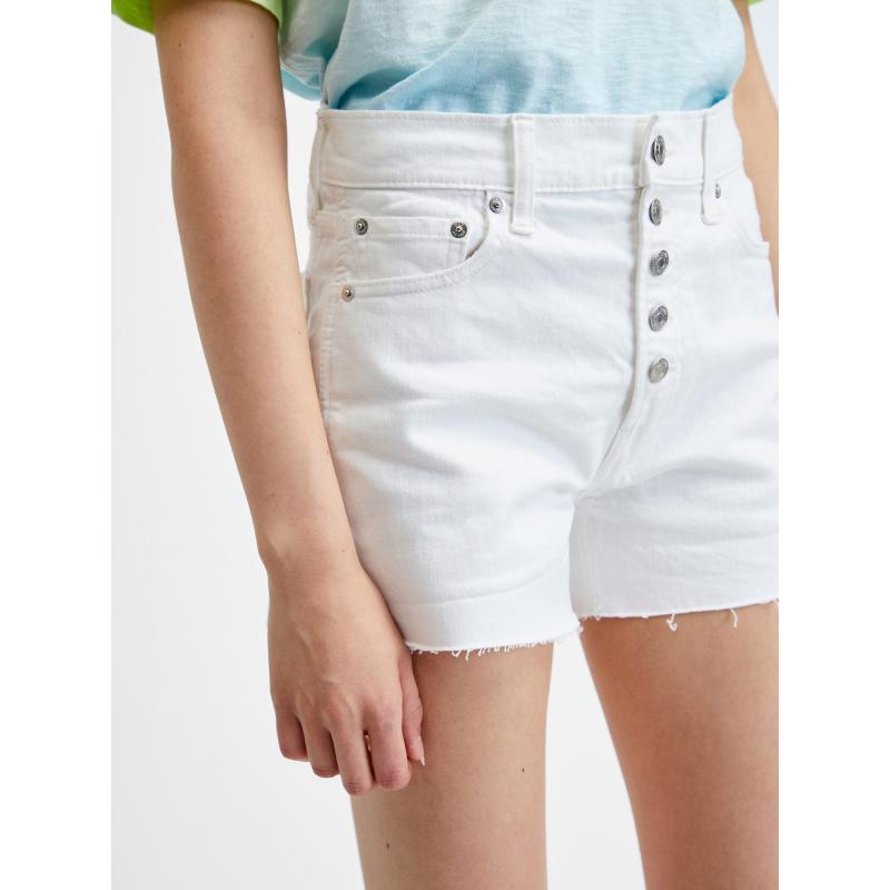 Džínsové šortky s gombíkmi