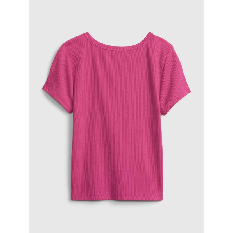 Teenagerské rebrované tričko