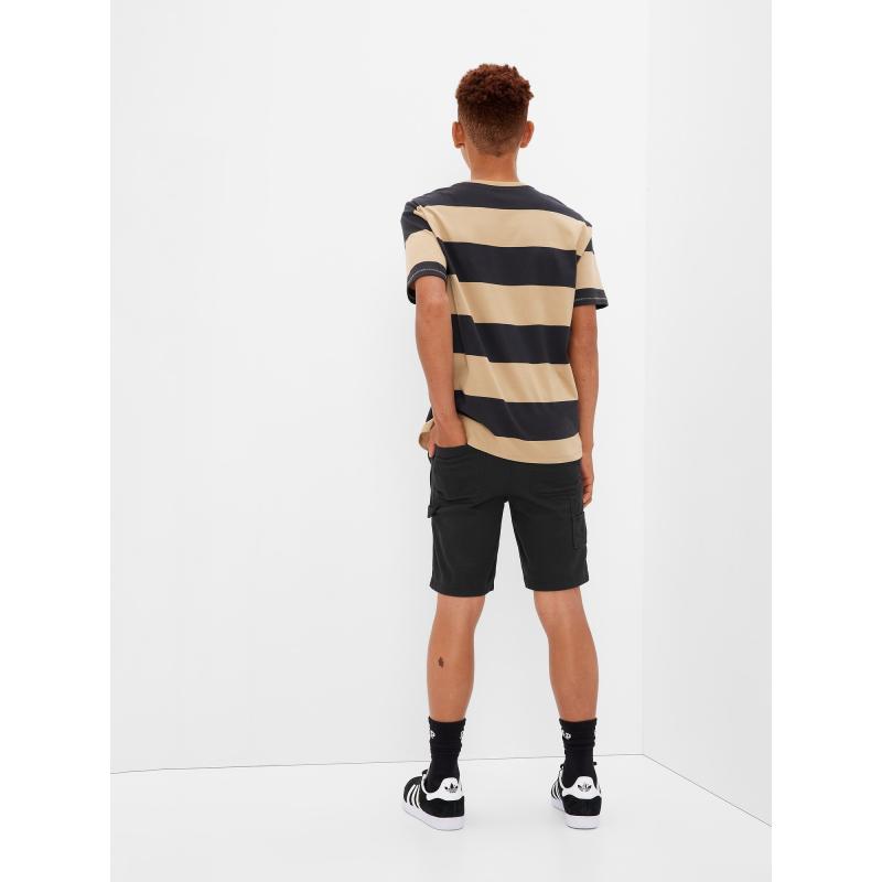 Teen tkané jednobarevné kraťasy