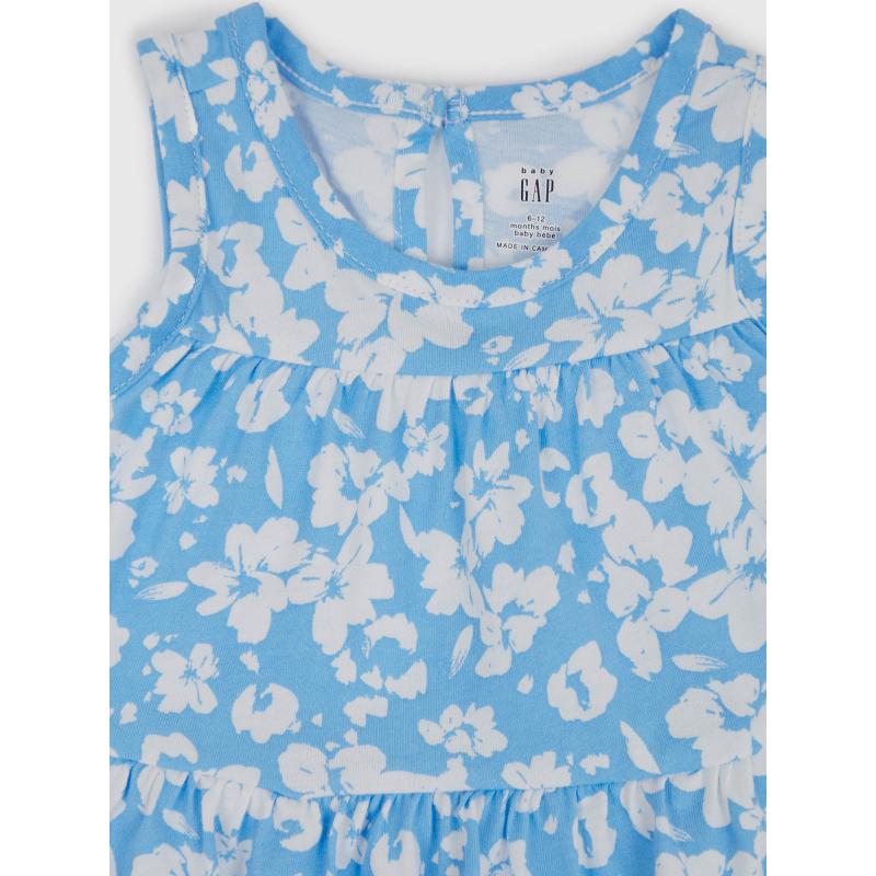 Súprava dojčenského vzorovaného topu a šortiek