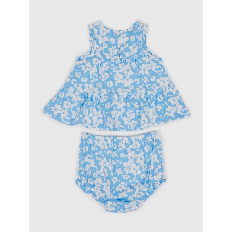 Súprava dojčenského vzorovaného topu a šortiek