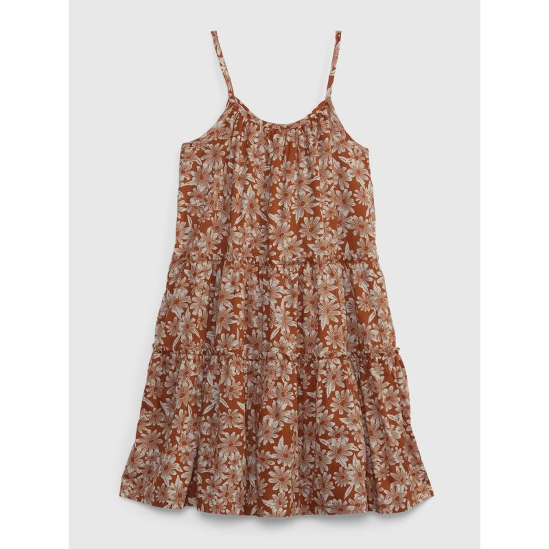 Dětské květované šaty na ramínka