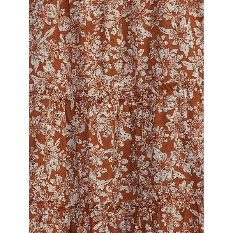 Dětské květované šaty na ramínka