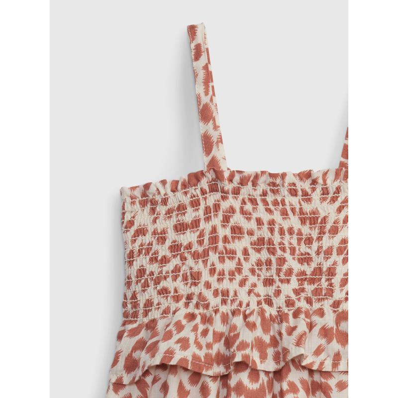 Baby overal na ramínka leopard