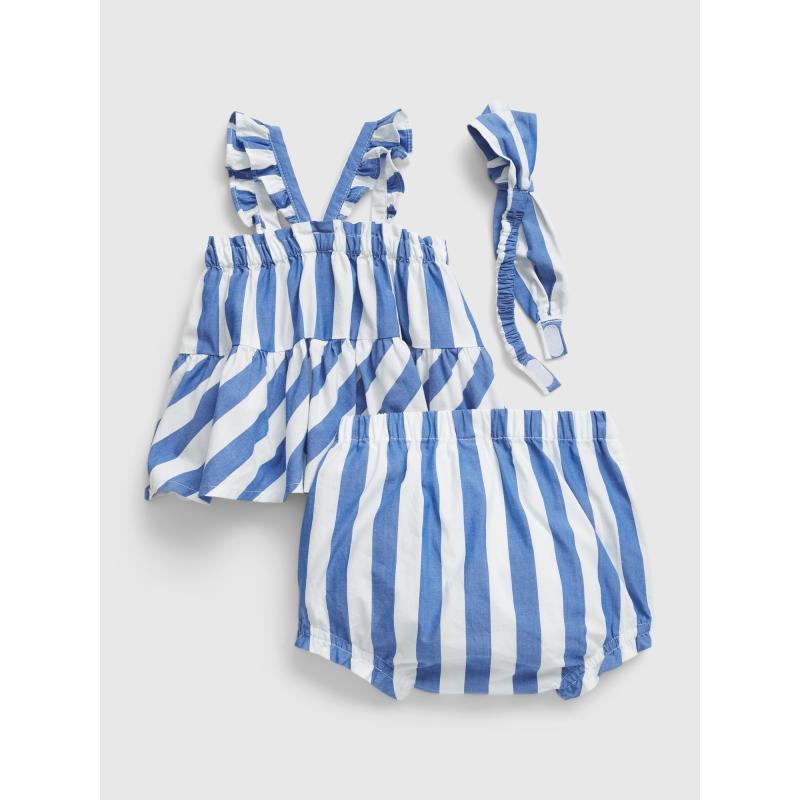 Detský pruhovaný set oblečenia
