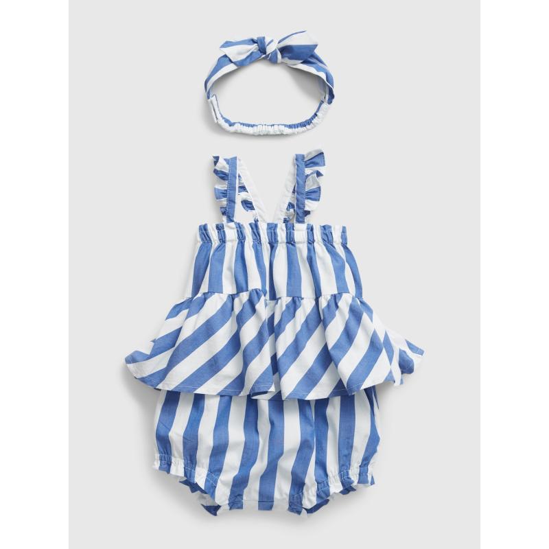 Detský pruhovaný set oblečenia