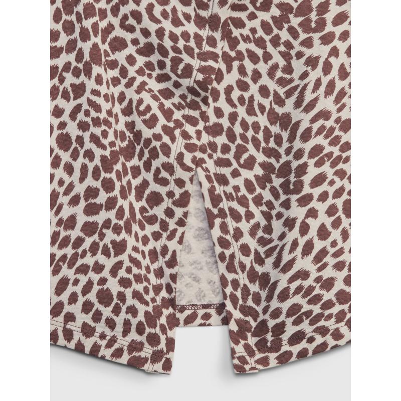 Dětský tílkový top organic leopard