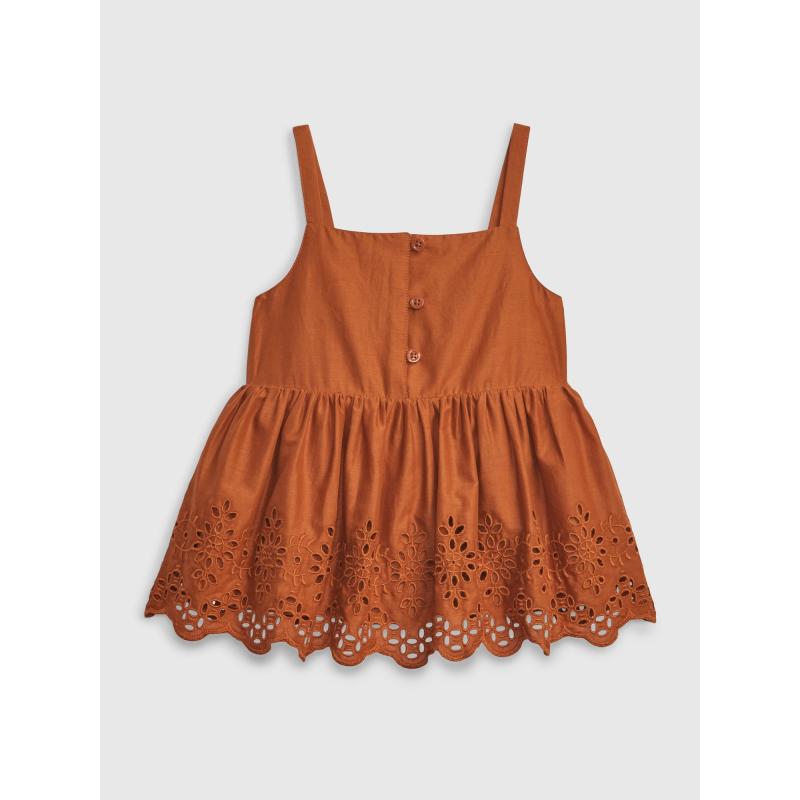 Dětský tílkový top s madeirou