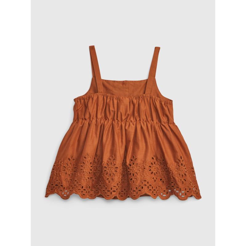 Dětský tílkový top s madeirou