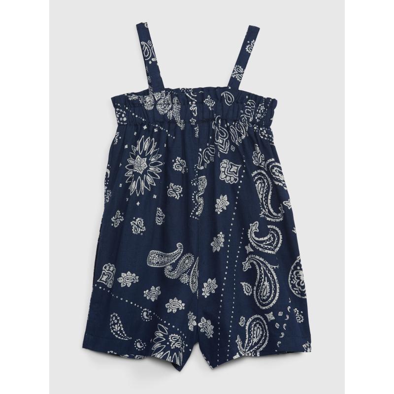 Baba vászon mintás pulóver